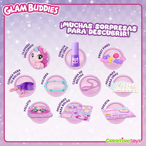 Glam Buddies - Mala Unicórnio Sortido 5