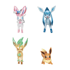 Pokémon Select - Evolution Multi-Pack Eevee + Leafeon + Glaceon + Sylveon
