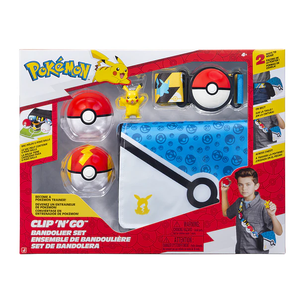 Pokémon Clip 'N' Go - Cinto de Arena de Combate Pikachu 1