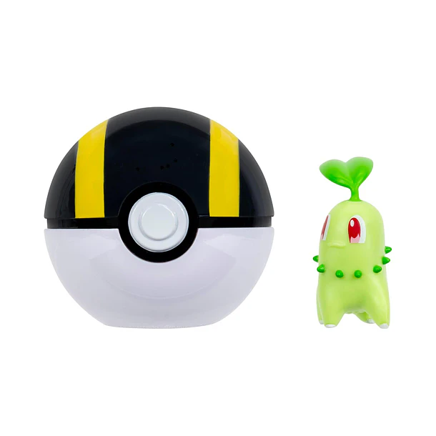 Pokémon Clip 'N' Go - Chikorita + Ultra Ball 2