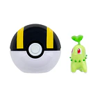 Pokémon Clip 'N' Go - Chikorita + Ultra Ball 2