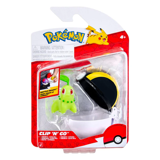 Pokémon Clip 'N' Go - Chikorita + Ultra Ball 1