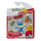 Pokémon - Battle Figure Set Axew + Frogadier + Torkoal 1