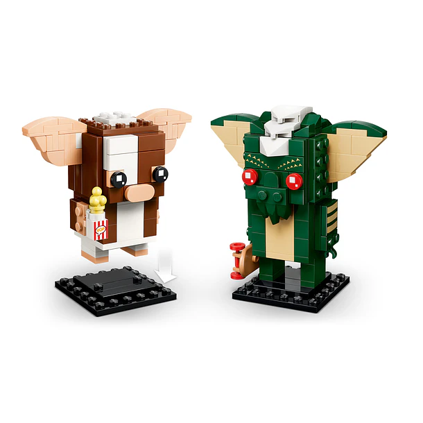 BrickHeadz - Figuras de Gizmo e Stripe dos Gremlins 4