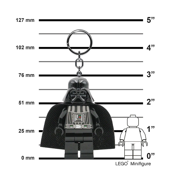Porta-chaves com Lanterna Darth Vader 5