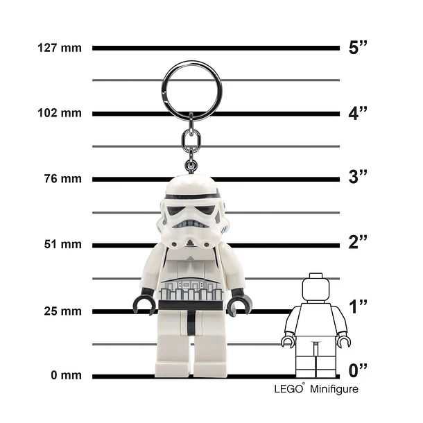 Porta-chaves com Lanterna Stormtrooper 4
