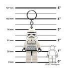 Porta-chaves com Lanterna Stormtrooper 4