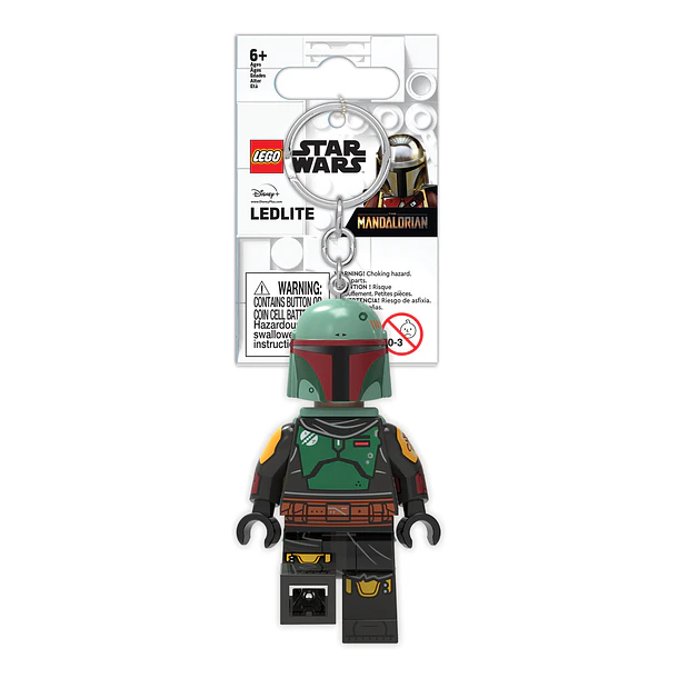 Porta-chaves com Lanterna Boba Fett 1