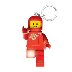 Porta-chaves com Lanterna Astronauta – Vermelho