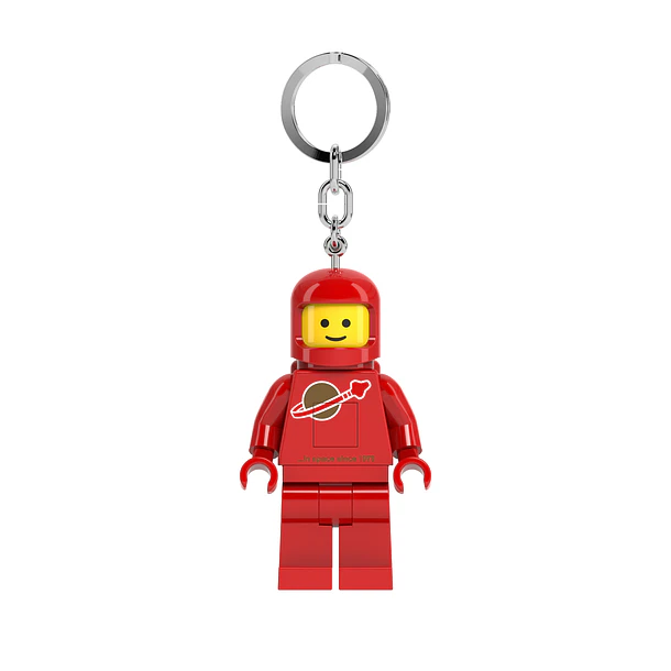Porta-chaves com Lanterna Astronauta – Vermelho 1