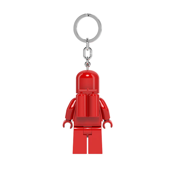 Porta-chaves com Lanterna Astronauta – Vermelho 3