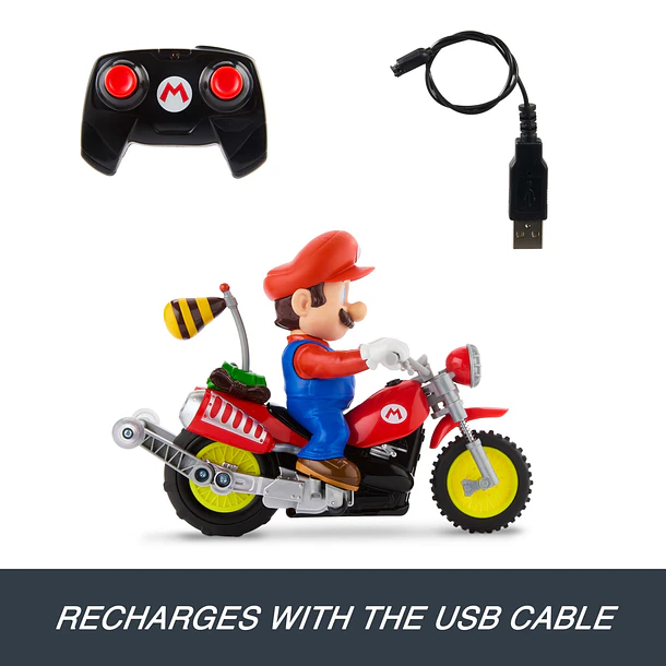 Hot Wheels Mario Galaxy - Mario Wheelie Motocross RC 3