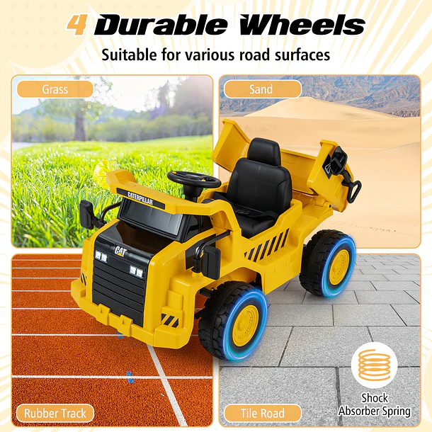 Caterpillar Dump Truck 12V 5