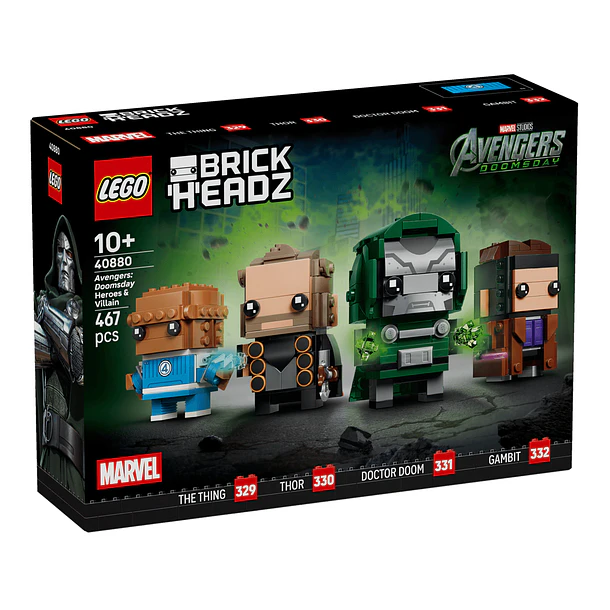 BrickHeadz - Vingadores: Doomsday Heróis e Vilão 1