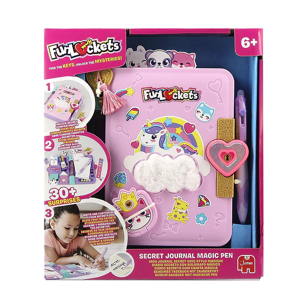 FunLockets - Diário Secreto com Caneta Mágica 1