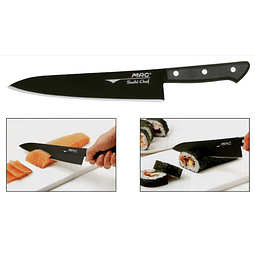 BF HB – 70, Chef’s Knife (Black nonstick coating), 180mm blade long  Black Fluorine Coated Series