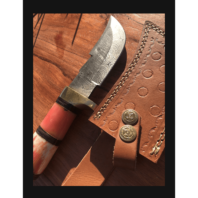 Cuchillo de colección outdoor origen Siria (Hueso color rojo)