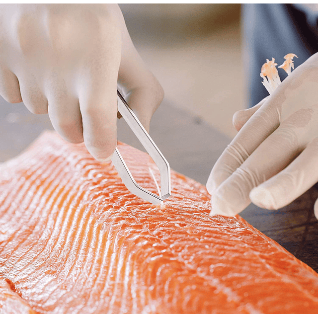 Pinzas para deshuesar o sacar espinas de pescado