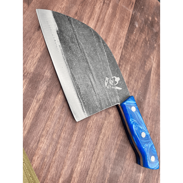 Machete serbio mango azul