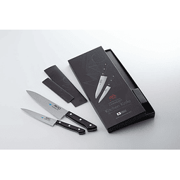 Juego de cuchillos H-20 MAC Chef de 2 piezas (HB-70 y HB-55) LIMTED EDITION 60 años MAC