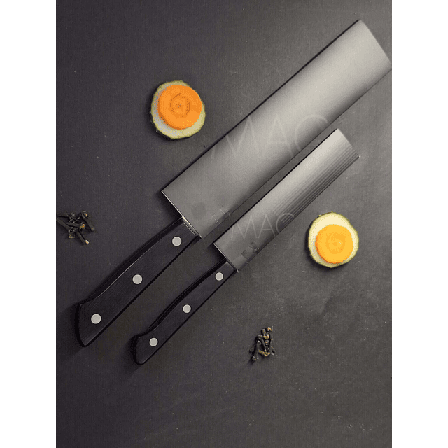 Juego de cuchillos H-20 MAC Chef de 2 piezas (HB-70 y HB-55) LIMTED EDITION 60 años MAC