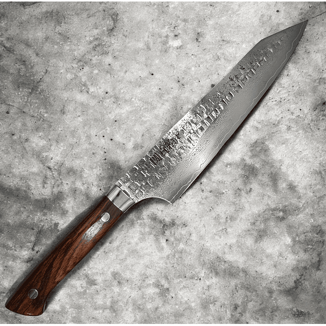 Kiritsuke rosewood hammered