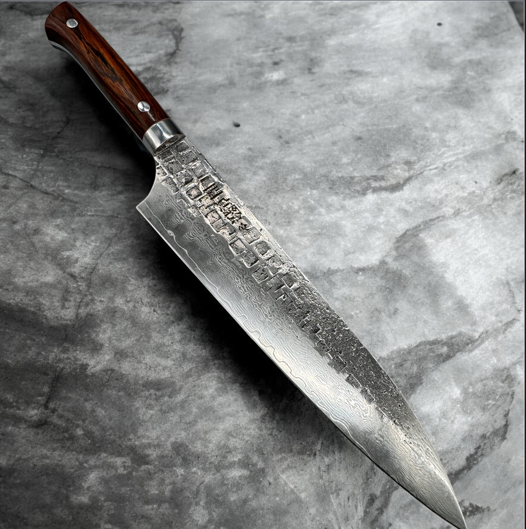 Gyuto rosewood Hammered