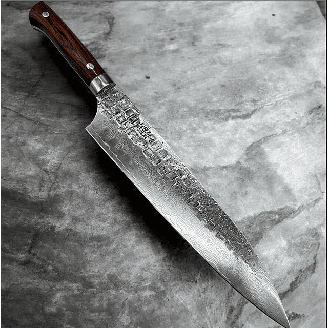 Gyuto rosewood Hammered 