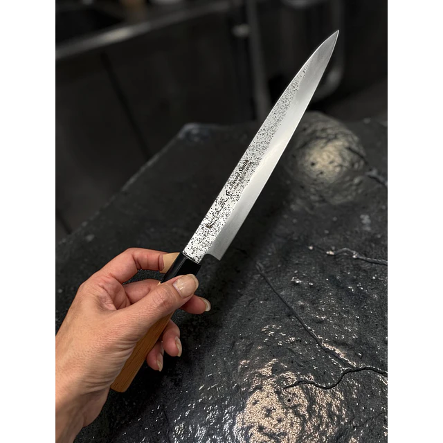 Satake Nashiji Yanagi (Sashimi) 21 cm – Cuchillo Japonés de Precisión
