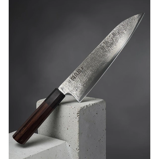 Gyuto  rosewood hammered