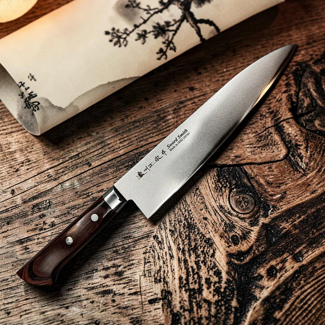 Gyuto Noushu Masamune Saku Shirogami 21 cm 803-373