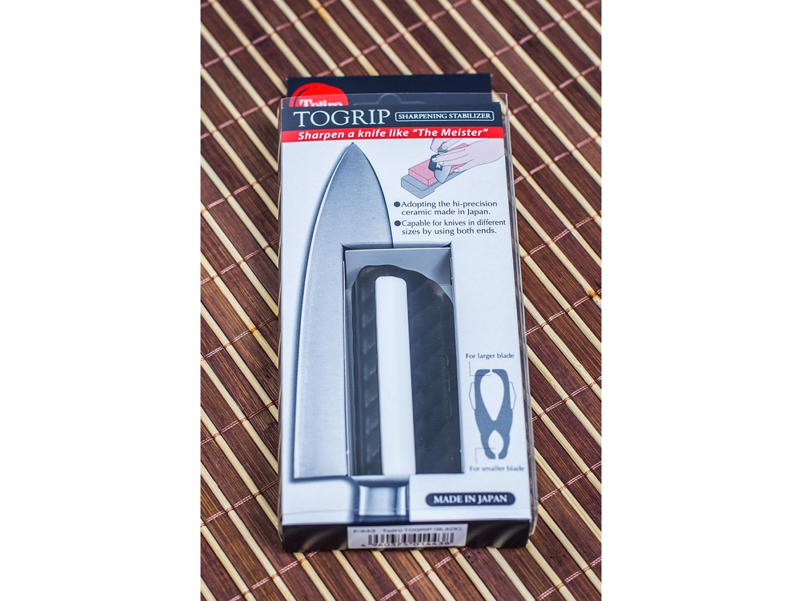 Guía de ángulo para afilar Togrip. Cerámica. Rosado. 2