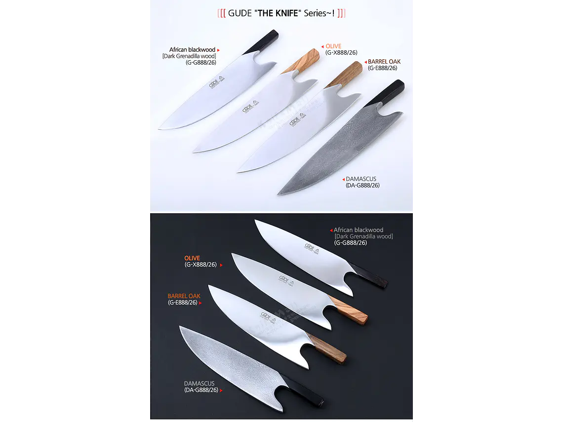 Cuchillo de Chef The Knife. Mango Oak. Hoja 260 mm. 2