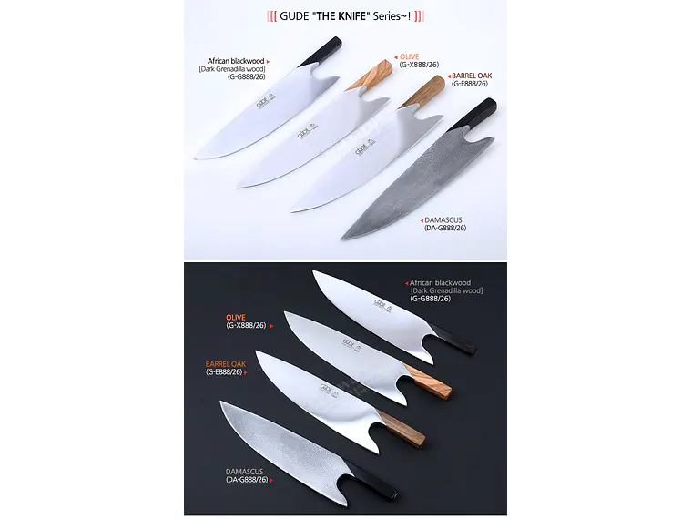 Cuchillo de Chef The Knife. Mango Oak. Hoja 260 mm. 2