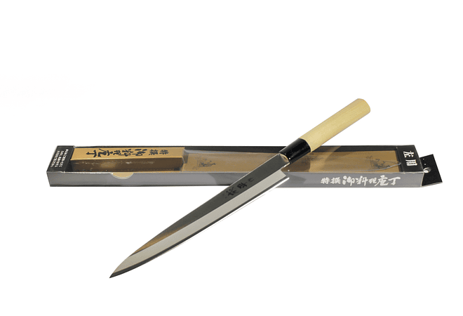 NARIHIRA #9000 Stainless Steel Traditional,  YANAGI-SASHIMI para zurdos,  210mm de hoja