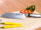 Cuchillo Santoku. Acero Damasco 63 Capas. Hoja 180 mm.  - Miniatura 7