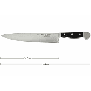 GÜDE, Alpha series, Chef, cuchillo cocinero, 1805/26 hoja 26 cm