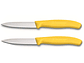 Victorinox, Swiss Classic, set 2 cuchillo para verdura/Puntiagudo color AMARILLO hoja 8 cm - Miniatura 2
