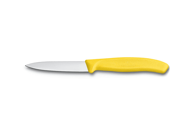 Victorinox, Swiss Classic ,set 2 cuchillo para verdura/Puntiagudo color AMARILLO