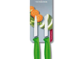 Victorinox, Swiss Classic set 2 cuchillo para verdura/Puntiagudo color VERDE