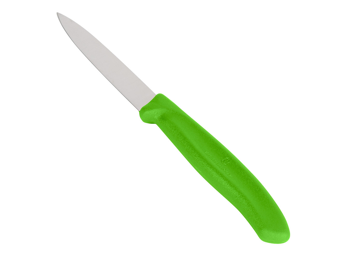 Victorinox, Swiss Classic set 2 cuchillo para verdura/Puntiagudo color VERDE hoja 8 cm 3