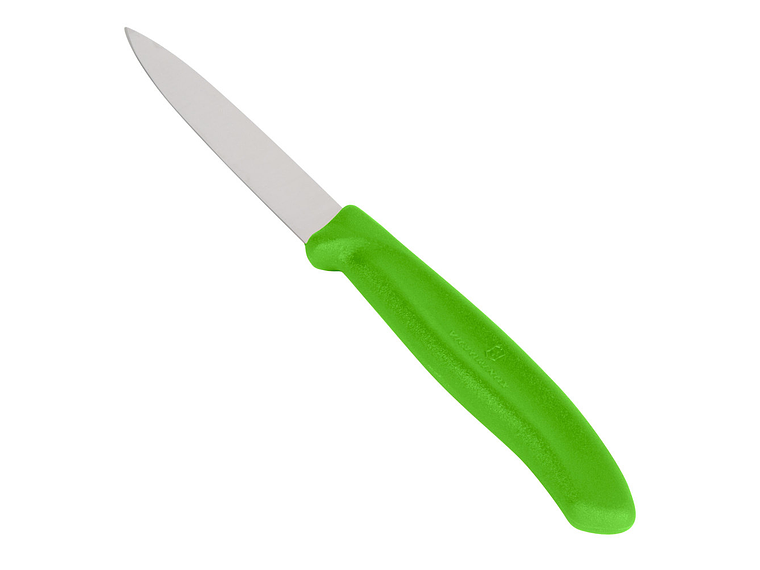 Victorinox, Swiss Classic set 2 cuchillo para verdura/Puntiagudo color VERDE hoja 8 cm 3