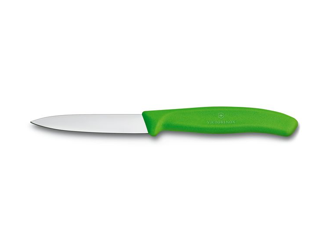 Victorinox, Swiss Classic set 2 cuchillo para verdura/Puntiagudo color VERDE hoja 8 cm 4