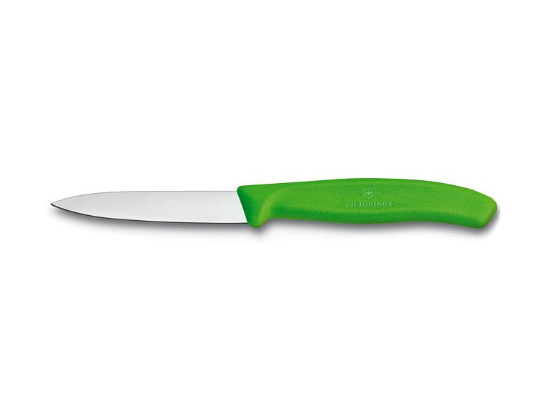 Victorinox, Swiss Classic set 2 cuchillo para verdura/Puntiagudo color VERDE hoja 8 cm 4