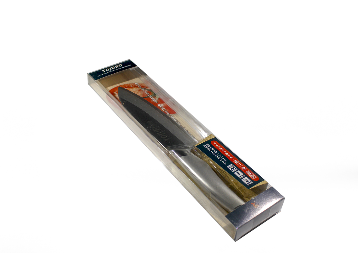 TOJURO All Stainless MoVa Clad steel SANTOKU hoja 170mm (TJ-130) 3
