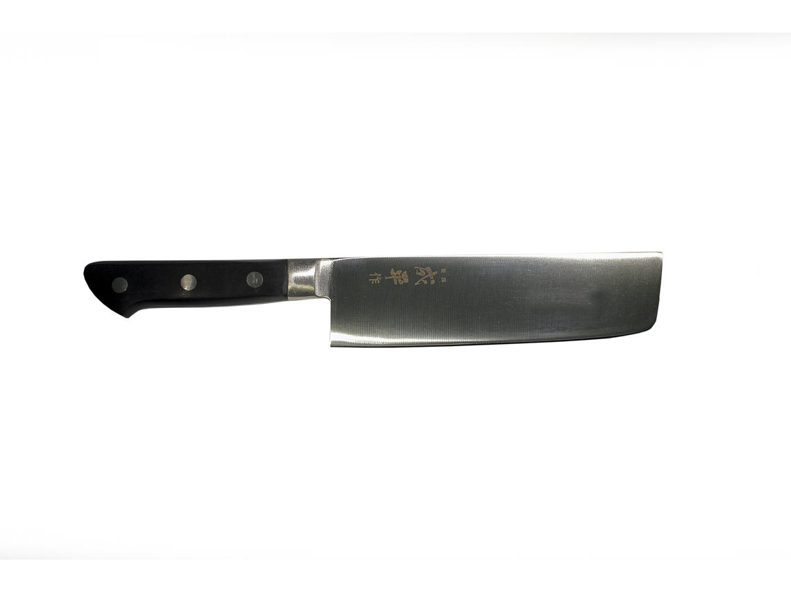 Reigetsu, MOLYBDENUM Steel With Bolster, NAKIRI, hoja 160mm  1