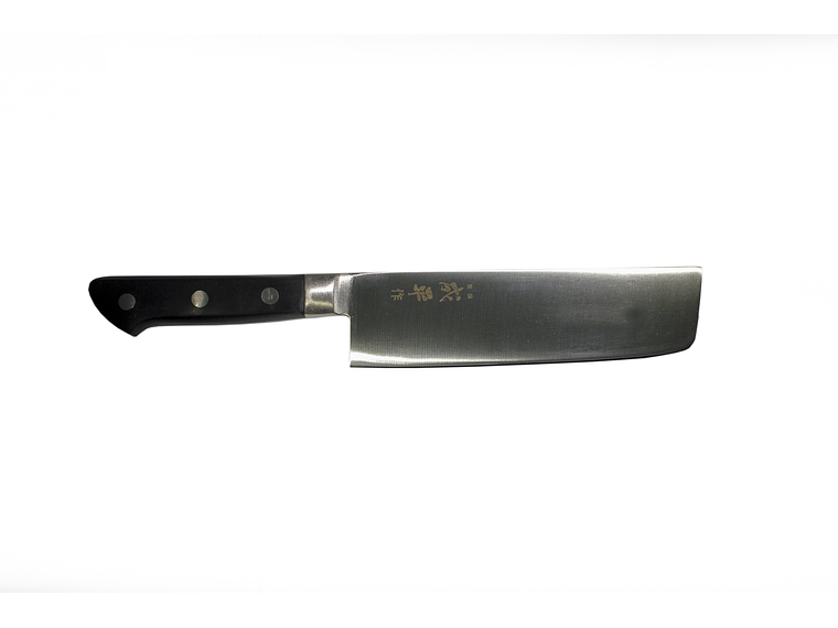 Reigetsu, MOLYBDENUM Steel With Bolster, NAKIRI, hoja 160mm  1