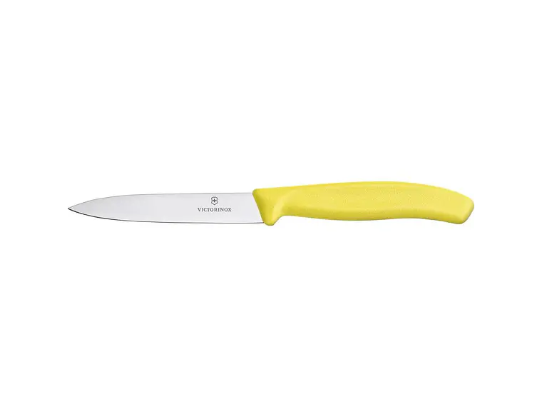 Cuchillo Pelador. Puntilla. Amarillo. Hoja 100 mm. 1