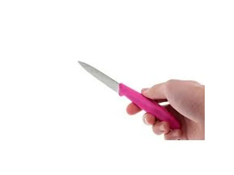 Set 2 Cuchillo Peladores. Puntillas. Rosado. Hoja 80 mm. 3