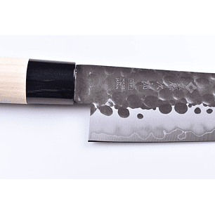 TOJIRO , DP  Hammered Finish w/ wood handle, Chef Knife, 180mm (F-1114)